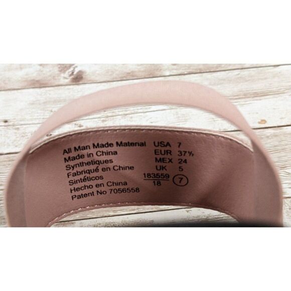 Mix No. 6 OZ Womens Size 7 M Rose Slip On Elastic Strappy Sandals 649429 Stretch - Picture 7 of 8